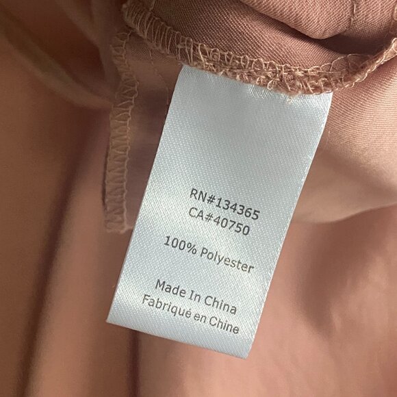 MarlaWynne Peach Bronze Toned Button Front Long Sleeve Tunic Shirt - Picture 12 of 13